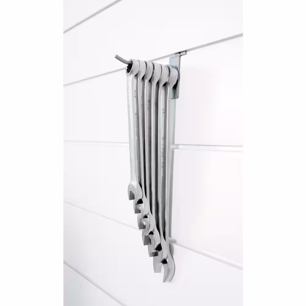 CROWNWALL Slatwall 10 lbs. 4 in. Single Hook (12-Pack)