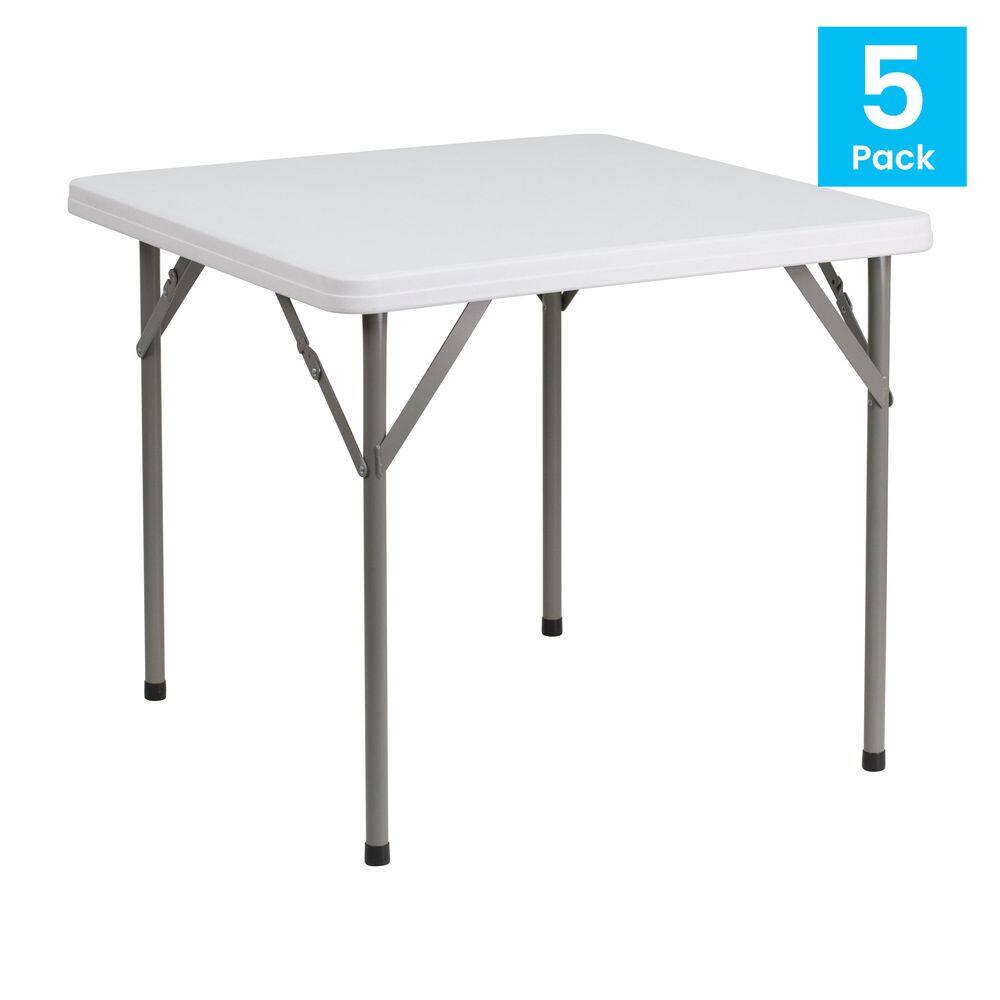 Carnegy Avenue Granite White Folding Table