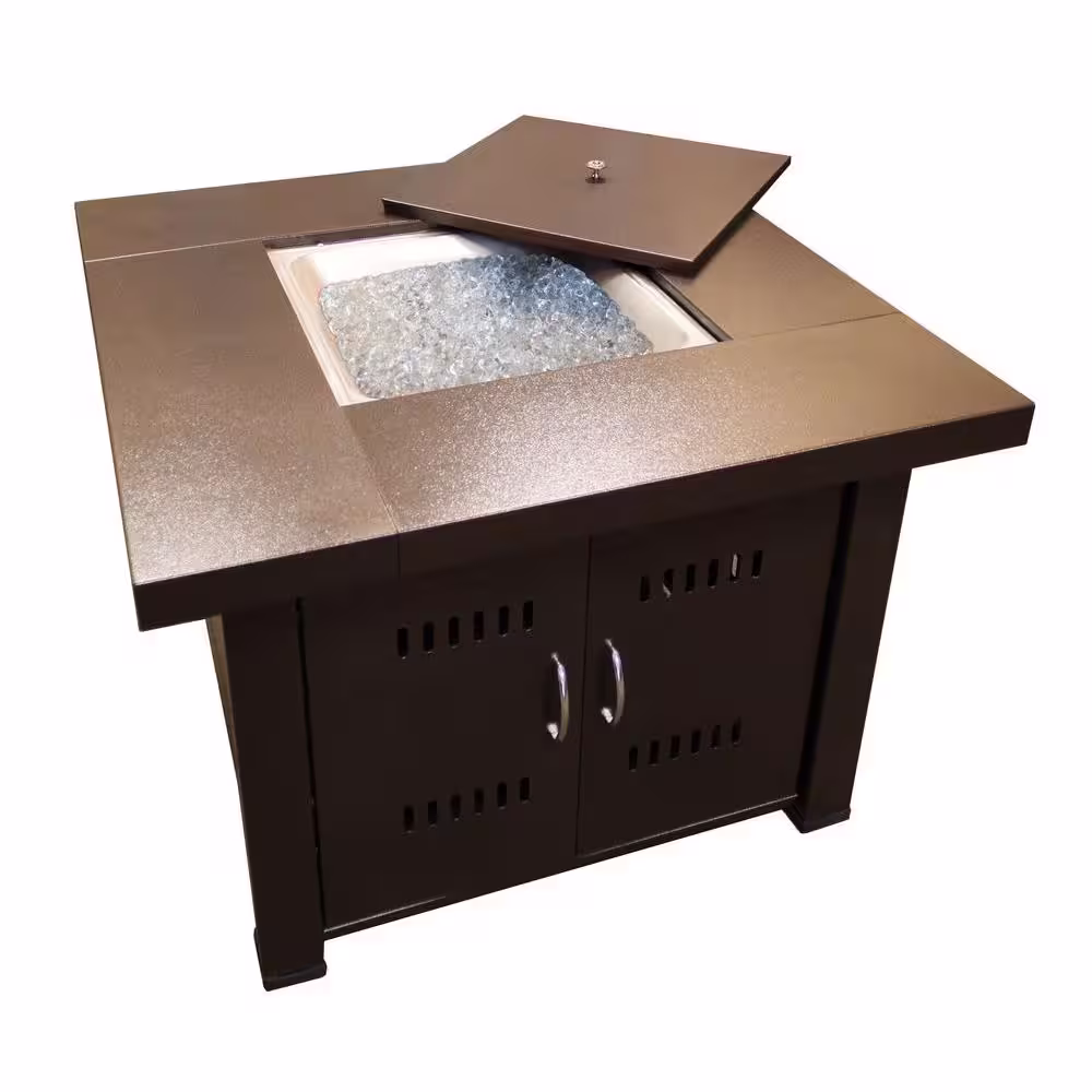 AZ Patio Heaters 38 in. Steel Firepit in Bronze