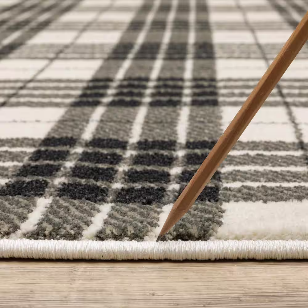 None Bazaar Hillside Multi 7 ft. 10 in. x 10 ft. Lodge Area Rug