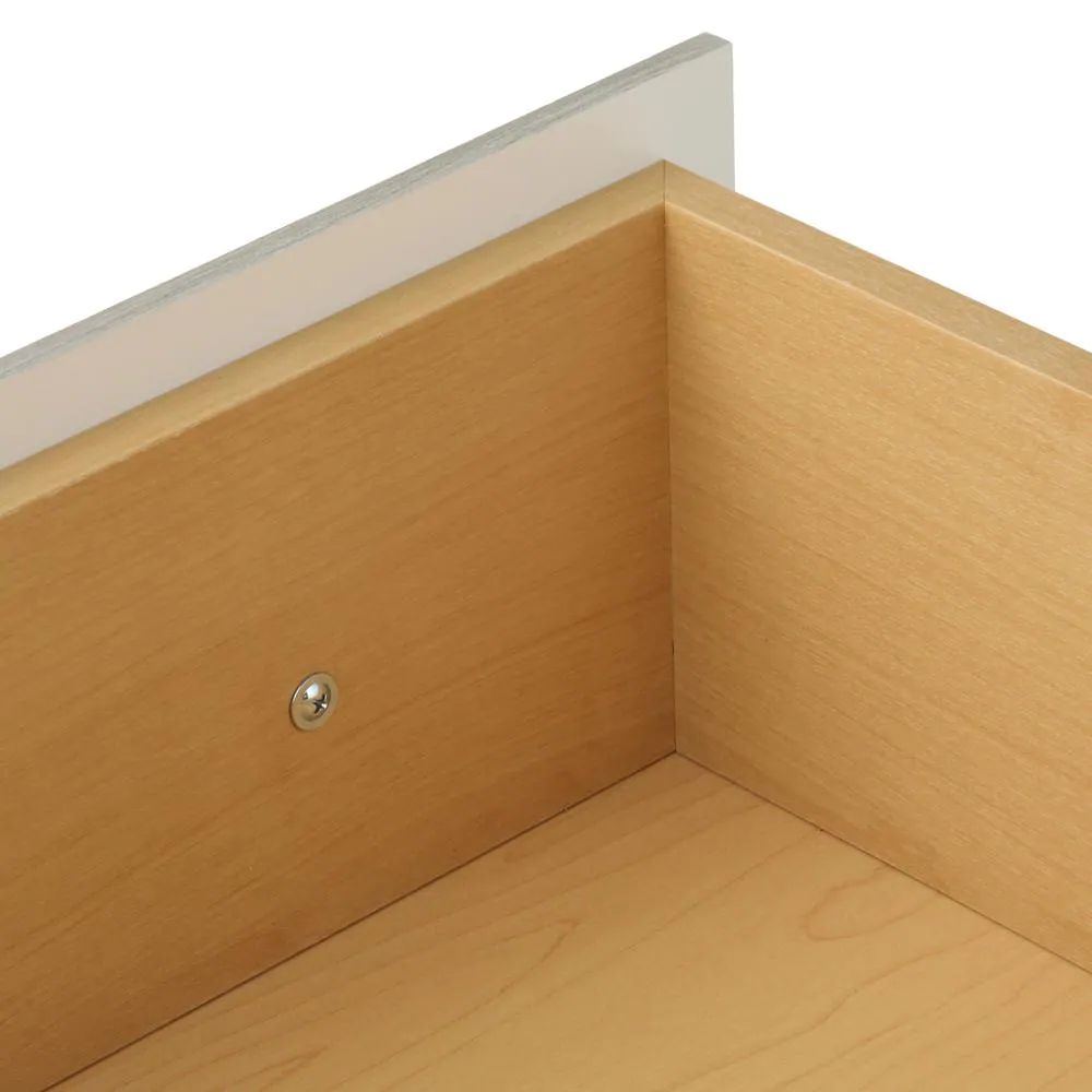 Closet Evolution Dual Tower 96 in. W - 120 in. W White Tower System Wall Mount 14-Shelf Wood Closet System