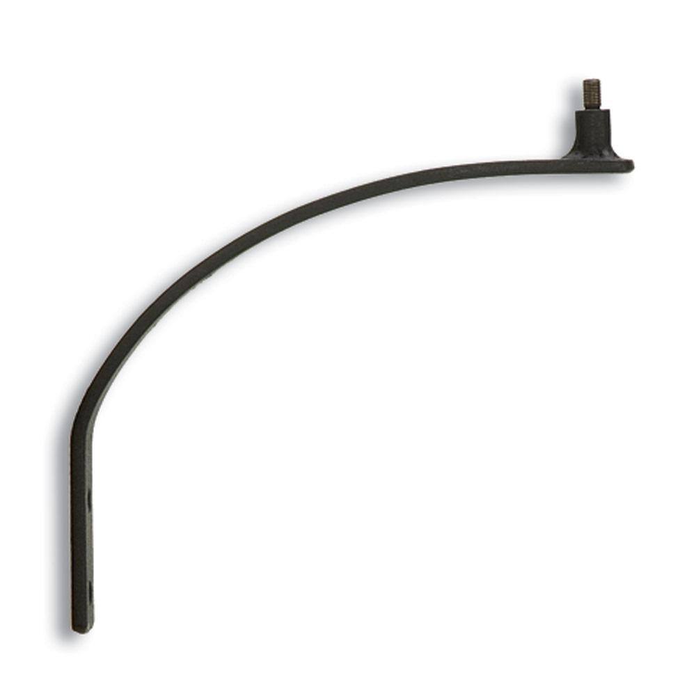 ACHLA DESIGNS 16 in. W Round Satin Hammered Solid Copper Birdbath Bowl with Black Wrought Iron Wall Mount Bracket