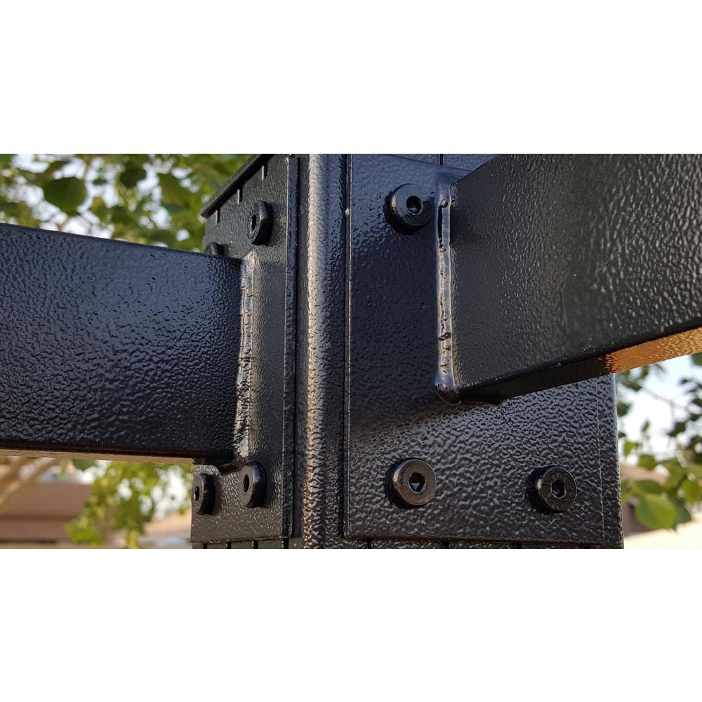 None Durham 10 ft. x 12 ft. Aluminum Gazebo with a Wind Escapement