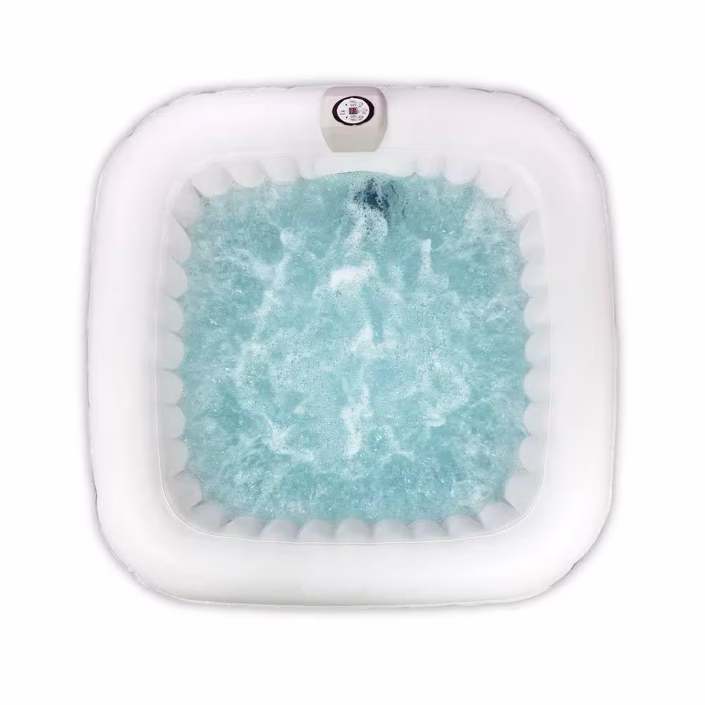 ALEKO 4-Person 130-Jet Inflatable Hot Tub