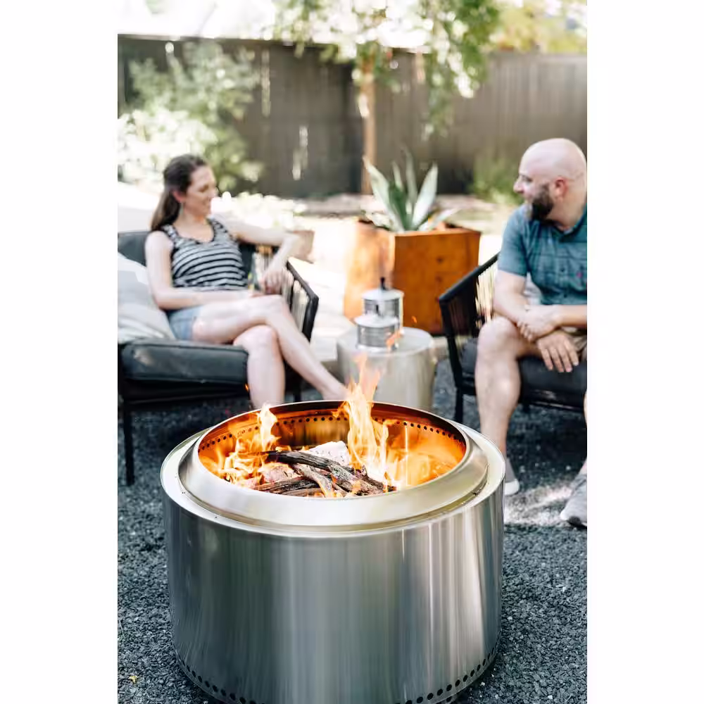 Solo Stove Yukon 2.0 in.,27 in. x 17 in. Stainless Steel Wood Burning Fire Pit