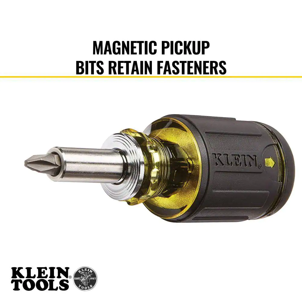 Klein Tools Adjustable Length Multi-Bit Screwdriver Set (2-Piece)