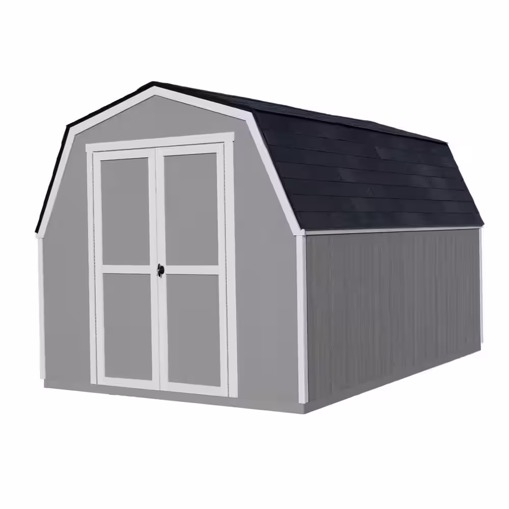Handy Home Products Do-It Yourself Andover 12 ft. W x 8 ft. D Outdoor Wood Storage Shed (96 sq. ft.)