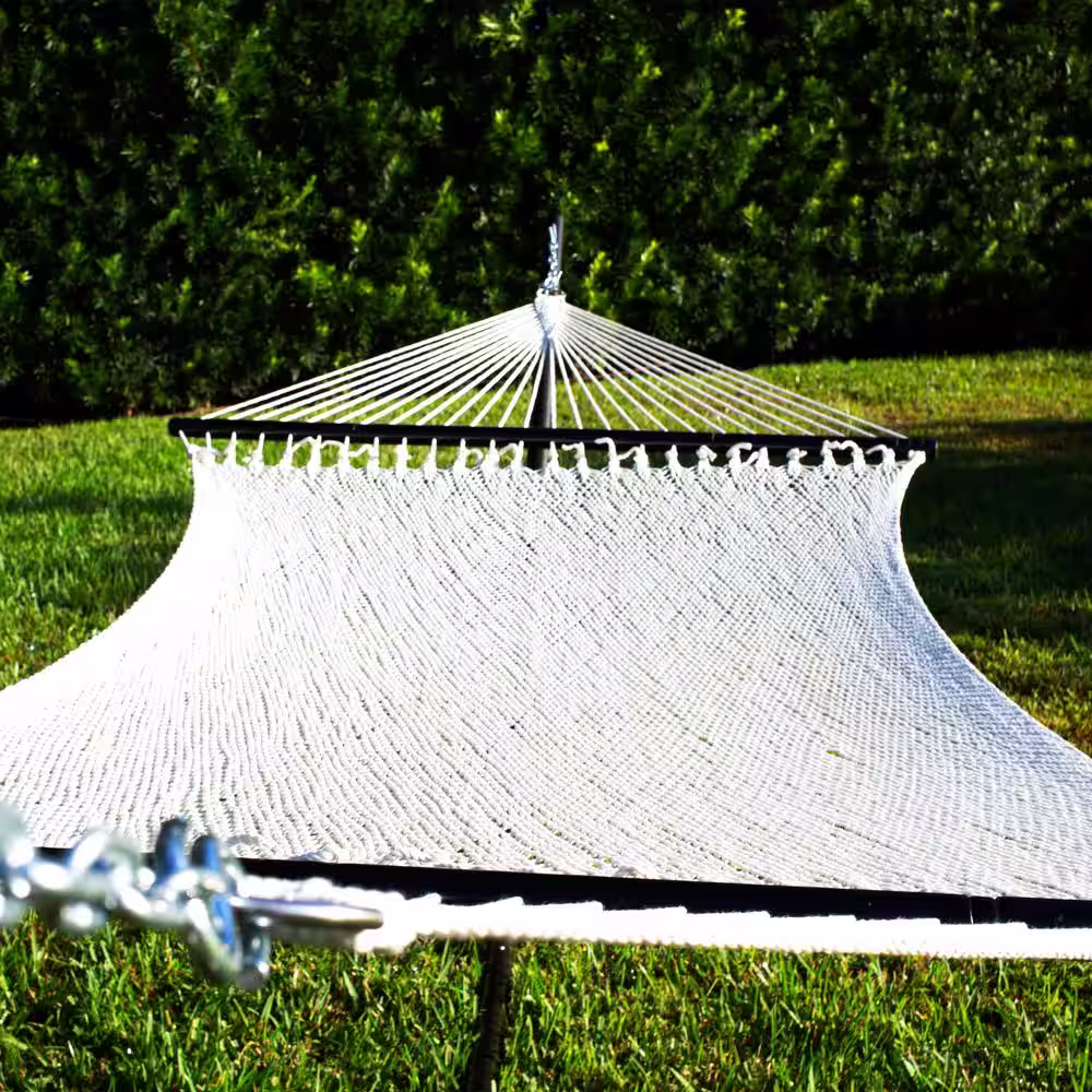 BLISS HAMMOCKS 80 in. 2-Person Weekender Deluxe Hammock Bed with Spreader Bars, S Hooks, and Chains Included