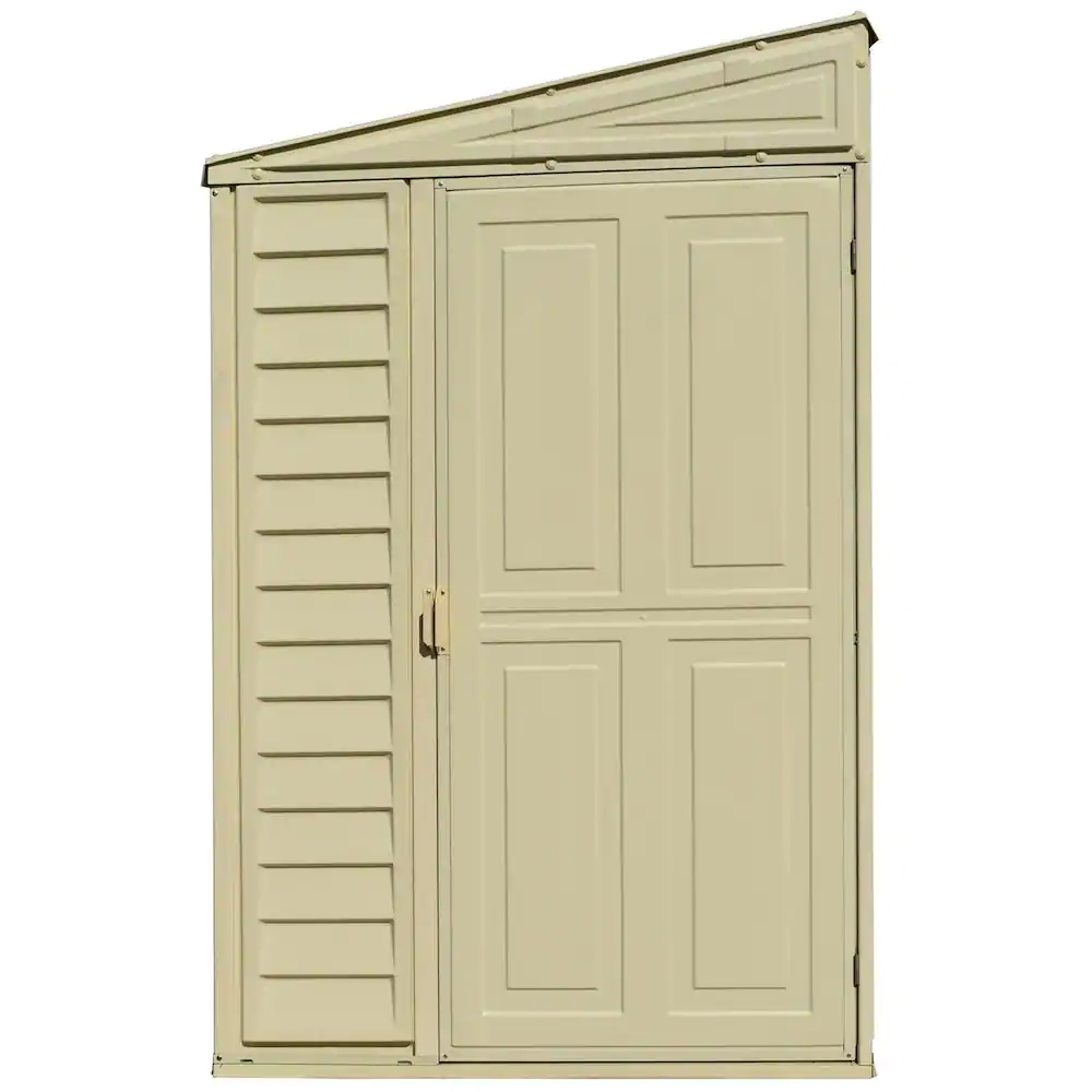 Duramax Building Products Sidemate 4 ft. x 8 ft. Vinyl Shed with Foundation 29.25 sq. ft.