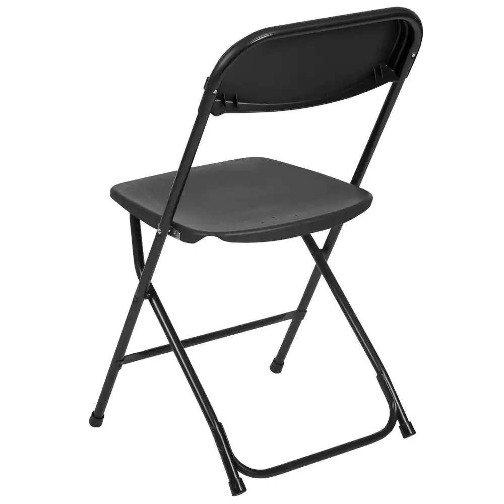 Carnegy Avenue Black Metal Folding Chair (Set of 10)