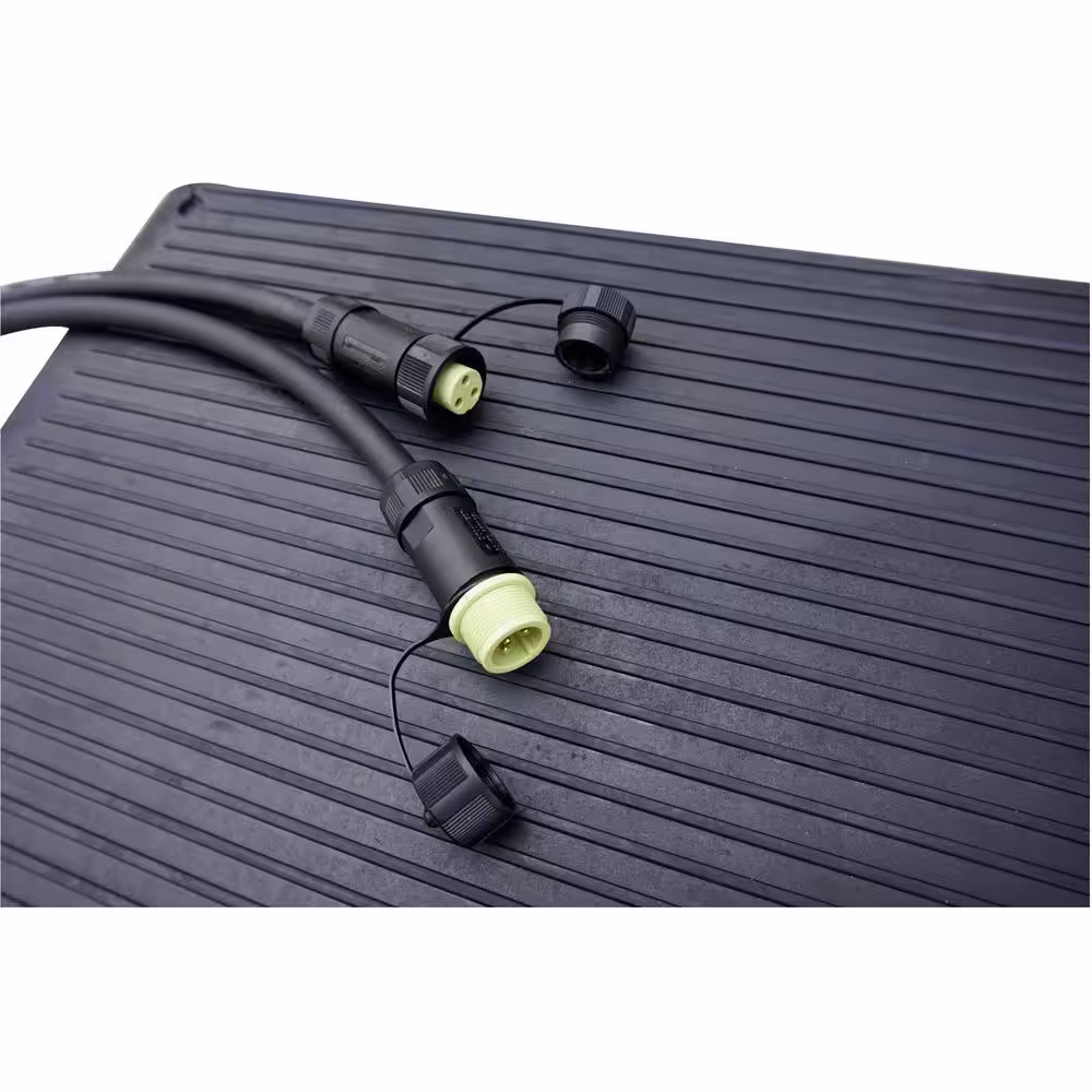 Dr Infrared Heater Blue 23 in. x 40 in. 300-Watt Electric Heated Rubber Snow and Ice Melting Mat