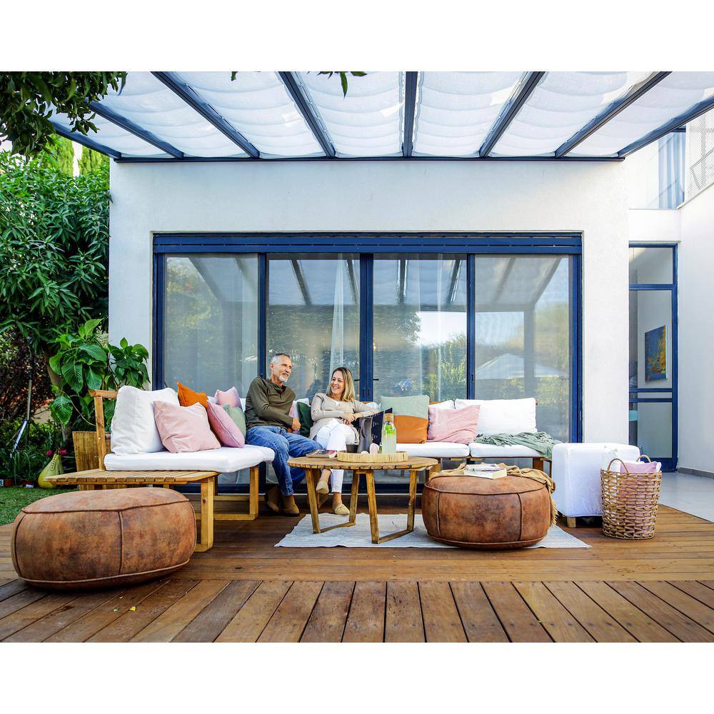 CANOPIA by PALRAM Stockholm 11 ft. x 22 ft. White Patio Cover Shade