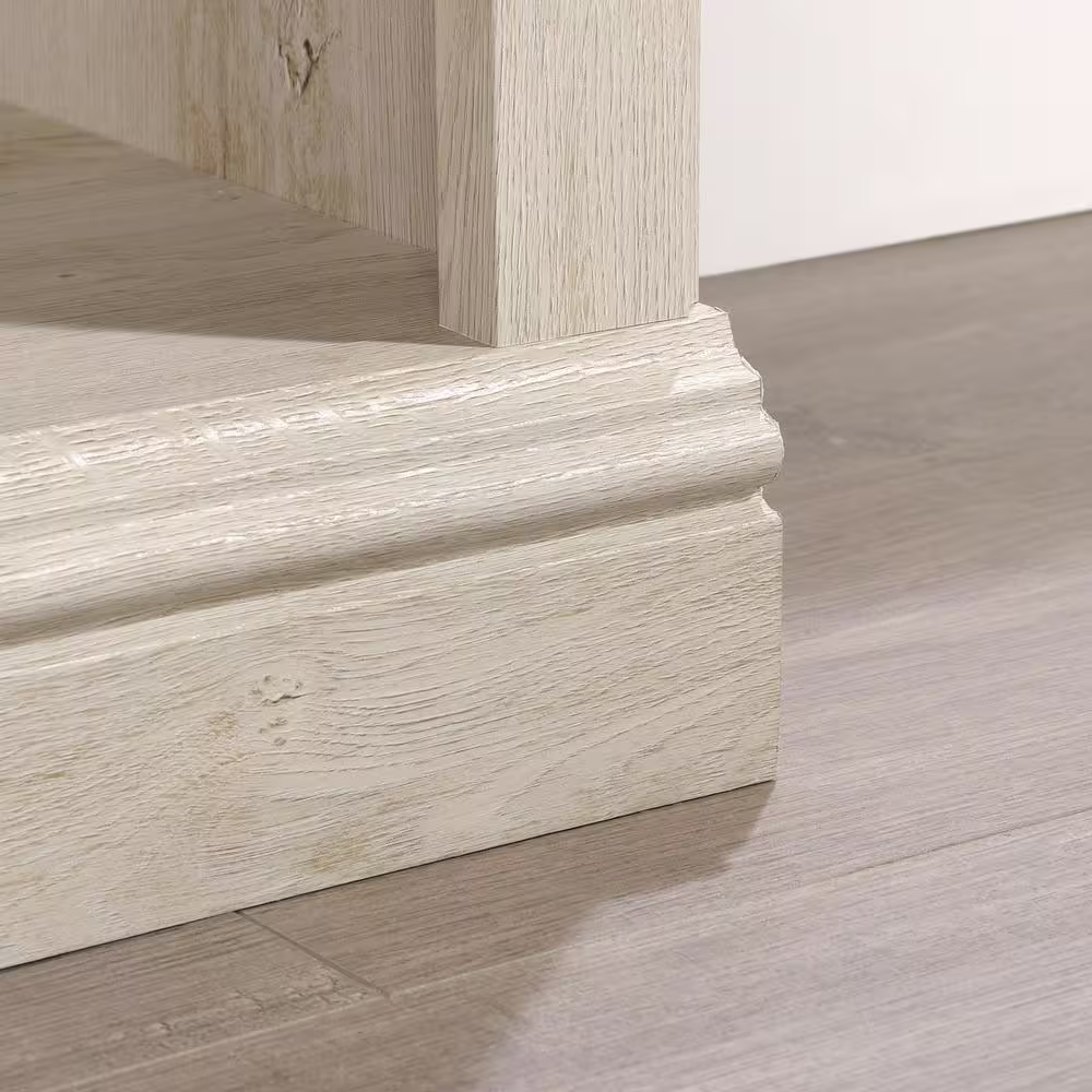 SAUDER 29.92 in. Chestnut Wood 2-shelf Standard Bookcase with Adjustable Shelves