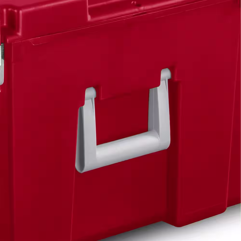 Sterilite 23-Gal. Footlocker Toolbox Container w/Wheels 2 Pack