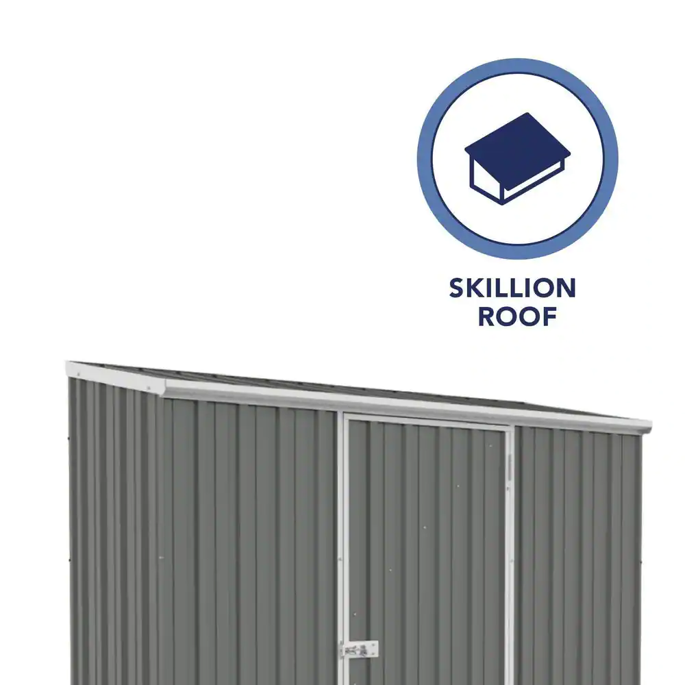 ABSCO Space Saver 7 ft. W x 2.5 ft. D. Galvanized Steel Lean-to Shed with SNAPTiTE assembly system (17.5 sq. ft.)