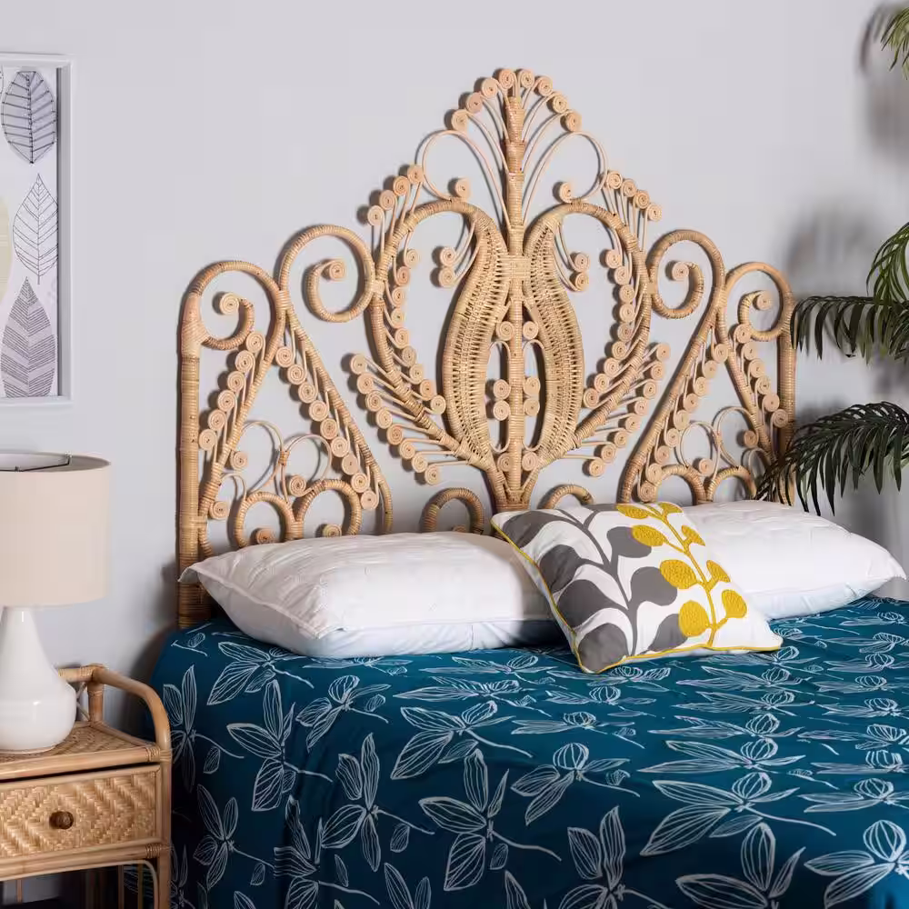 bali & pari Caelinus Brown Queen Headboard
