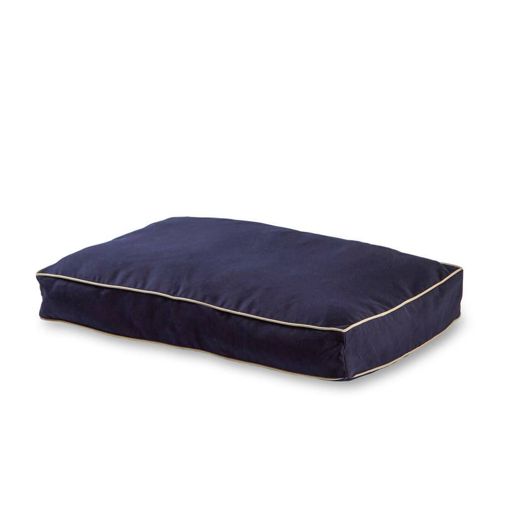 Happy Hounds Stella Navy Polyester Indoor/Outdoor Rectangle Cat Bed