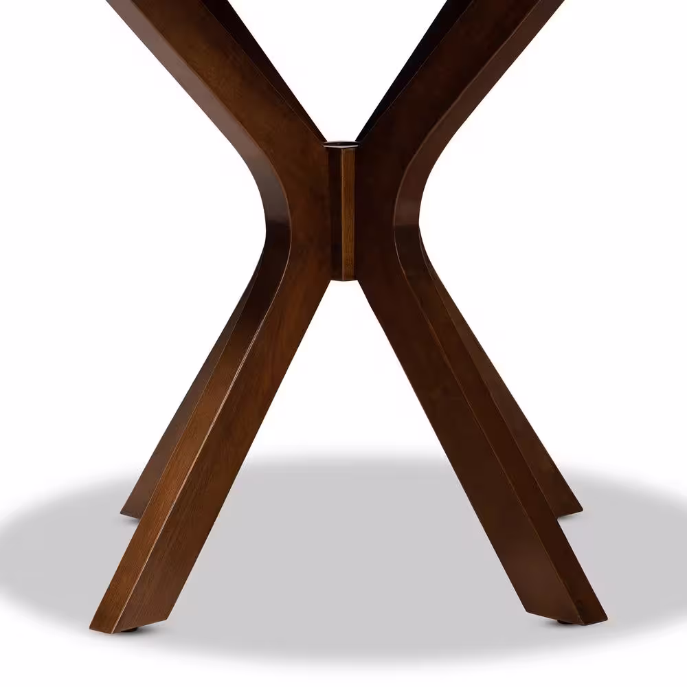 Baxton Studio Kenji Walnut Dining Table