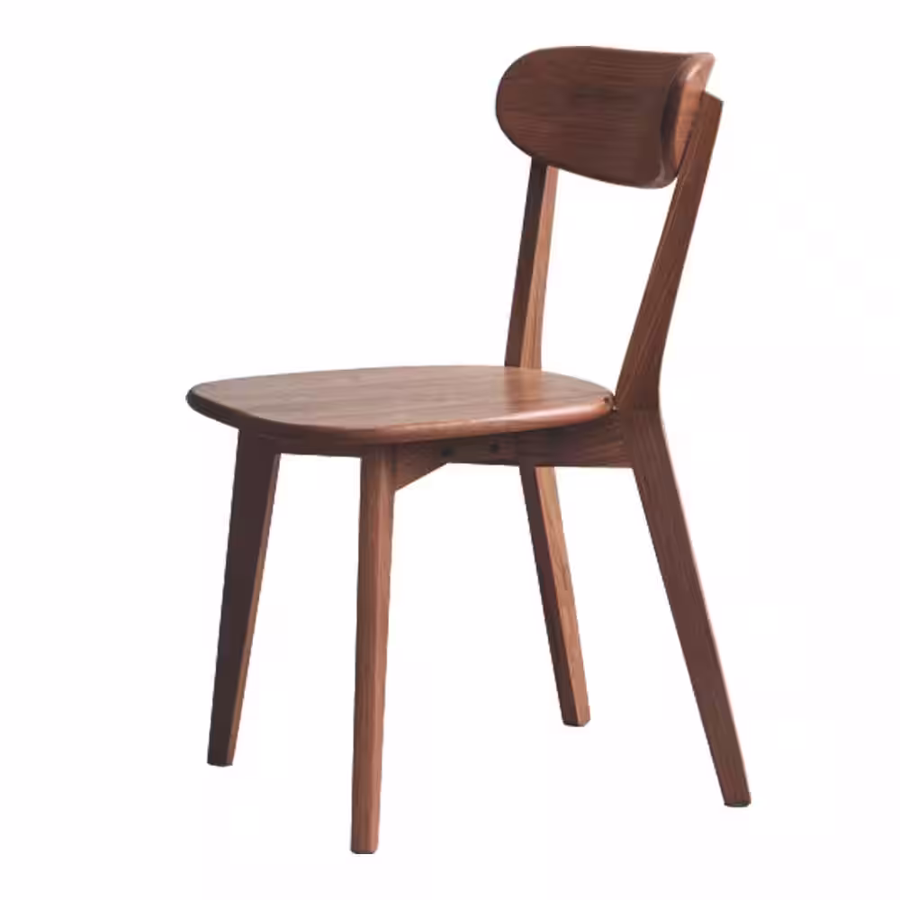 None 19.6 in. L x 18.5 in. W x 31.5 in. H FAS Grade Oak Dining Chair Dark Brown Natural Living Room Chair