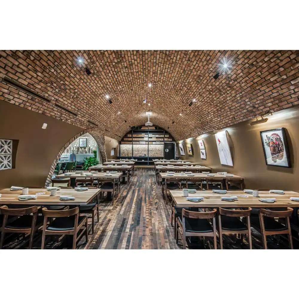 Koni Brick Old Chicago Buff 8.20 in. x 2.50 in. Thin Brick 10.76 sq. ft. Flats Manufactured Stone Siding