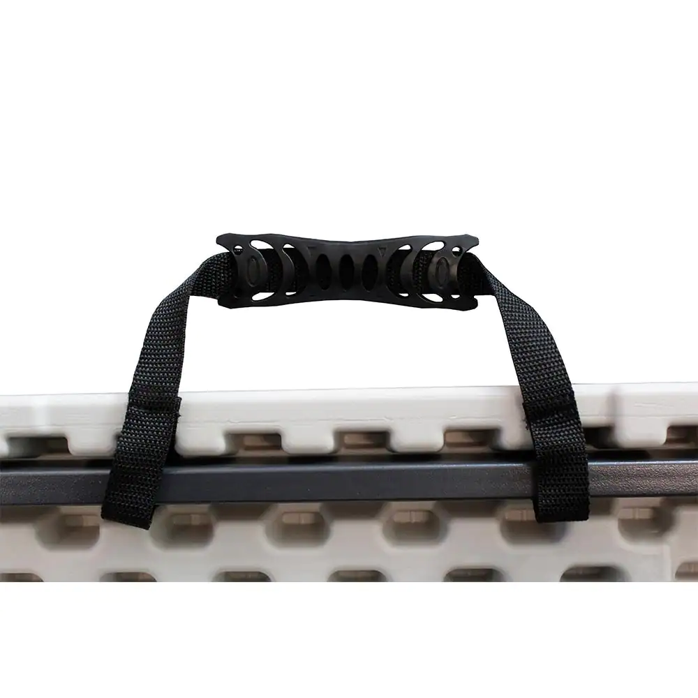 HDX 96 in. Earth Tan Plastic Folding Table