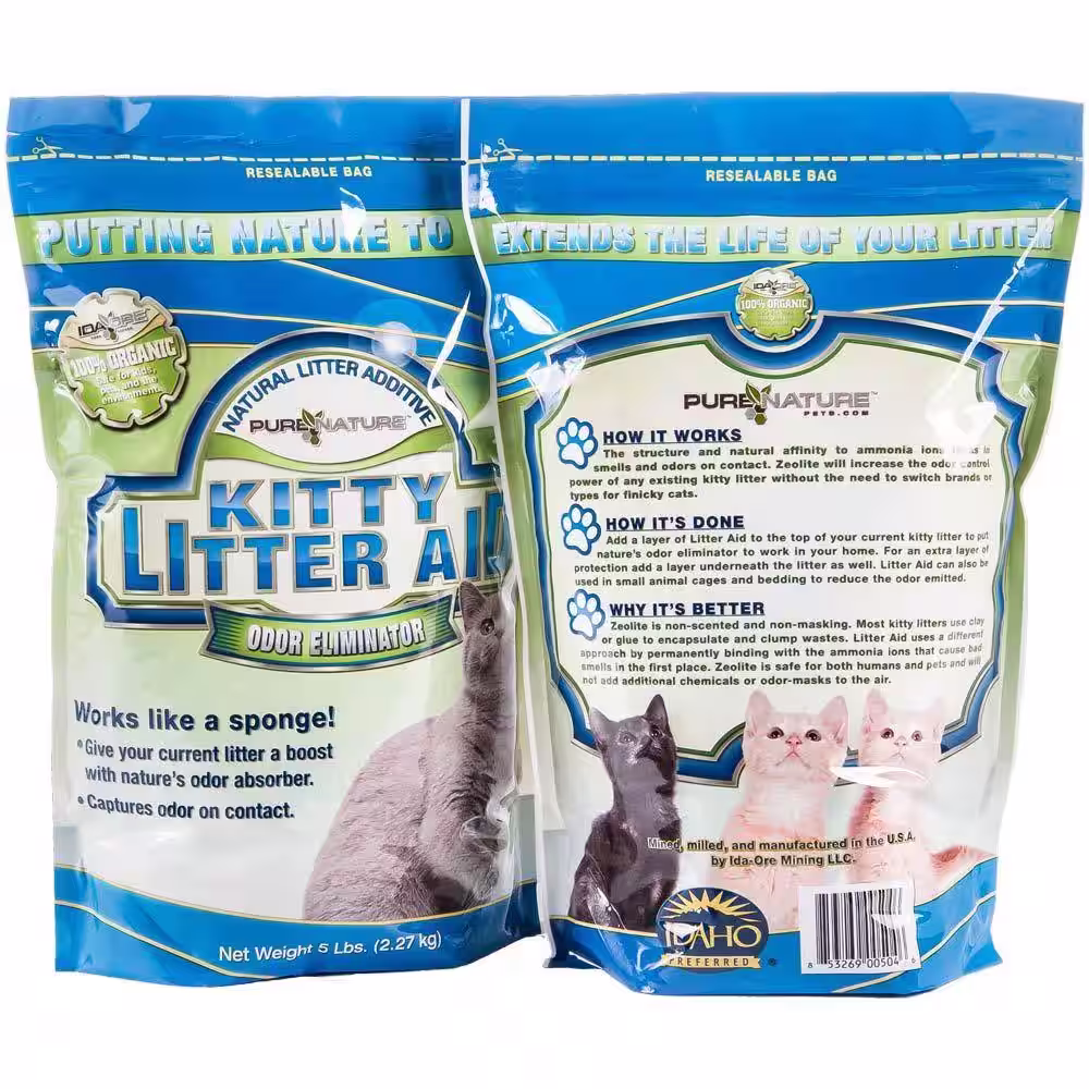Pure Nature Pets 5 lb. Zeolite All-Natural Cat Litter Additive