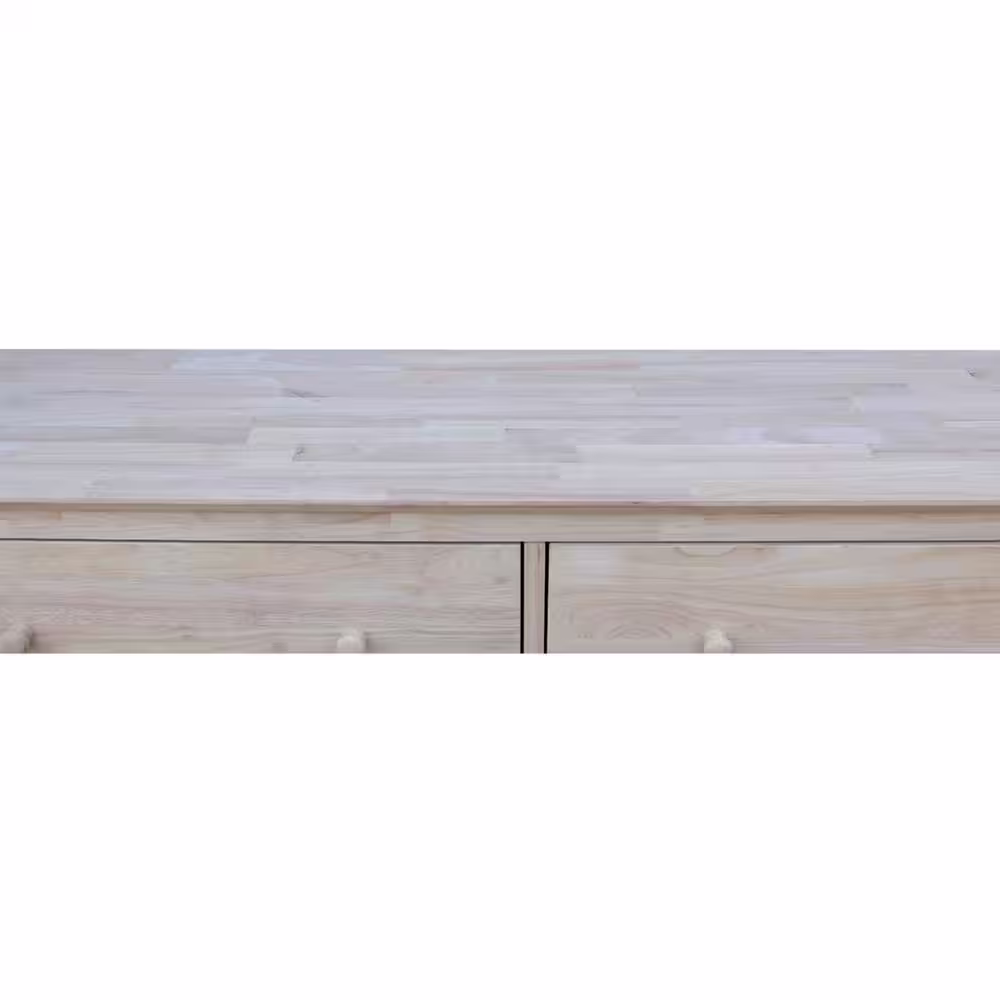 International Concepts Brooklyn 6-Drawer Unfinished Wood Dresser