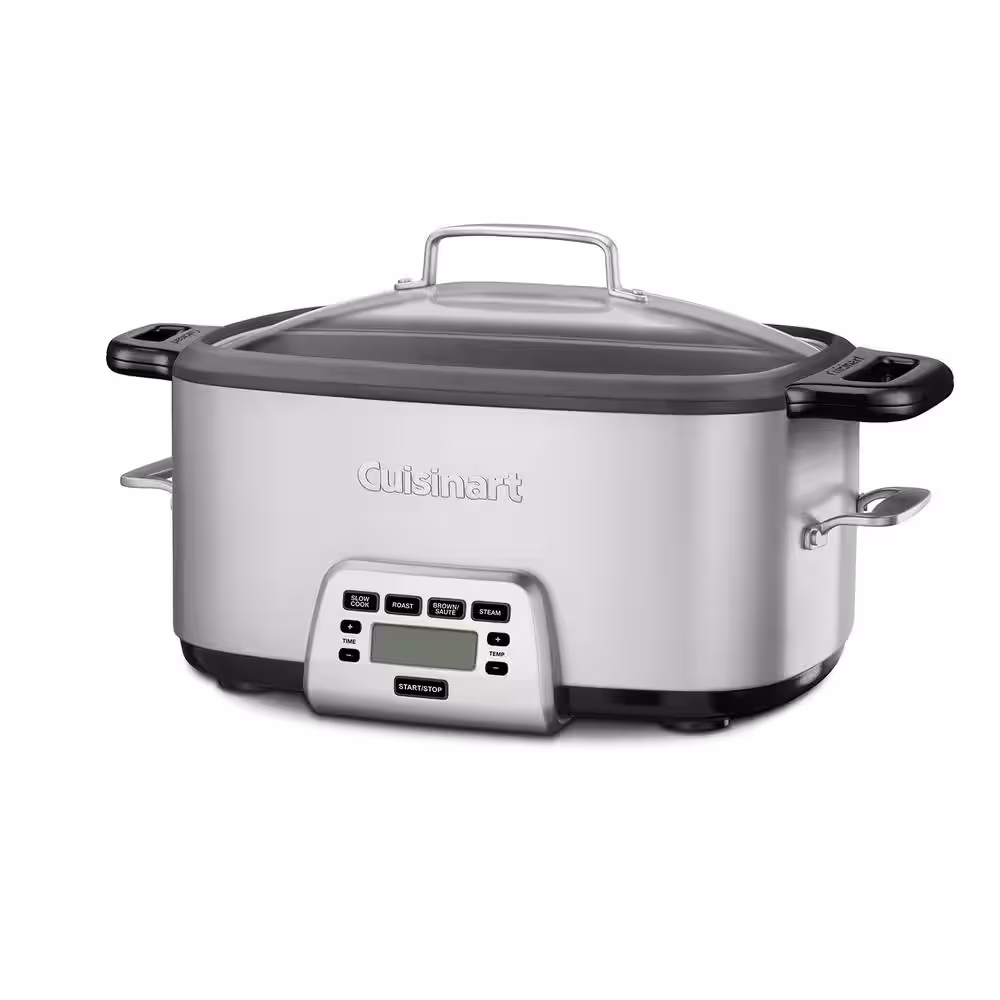 Cuisinart 7 Qt. Stainless Steel Electric Multi-Cooker with Aluminum Pot