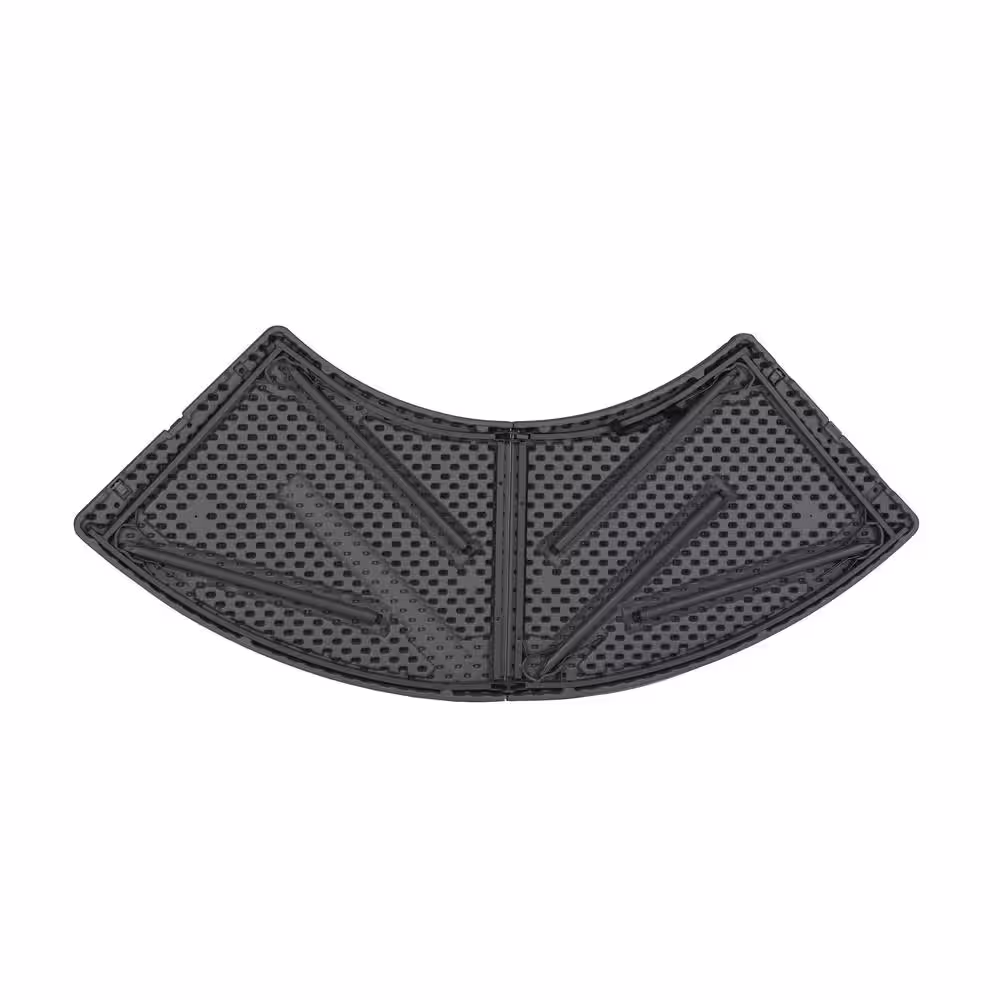 None Classic Moon Gray Commercial Blow Mold Folding Table