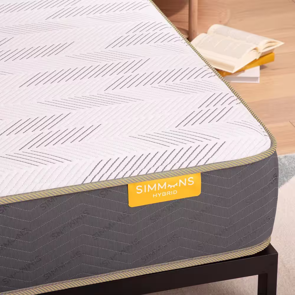 Simmons PeacefulSleep Hybrid Queen Firm 11 in. Mattress