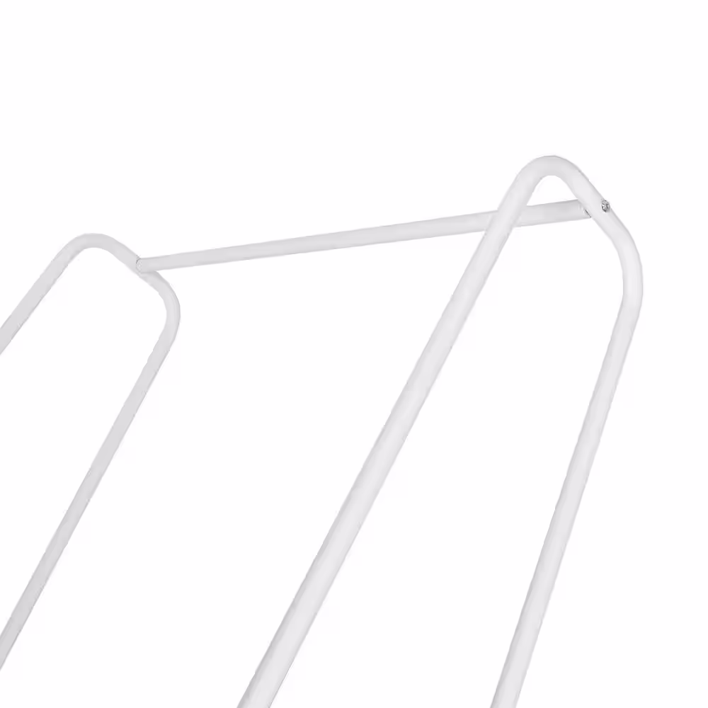 Honey-Can-Do White Steel Clothes Rack 30.75 in. W x 68.11 in. H