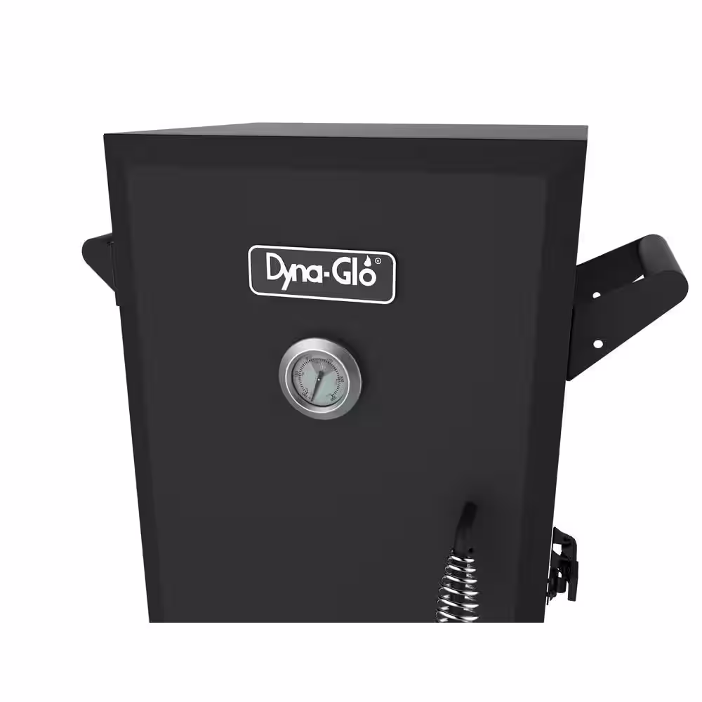 Dyna-Glo 30 in. Analog Electric Smoker in Black with Premium Vertical Smoker Cover