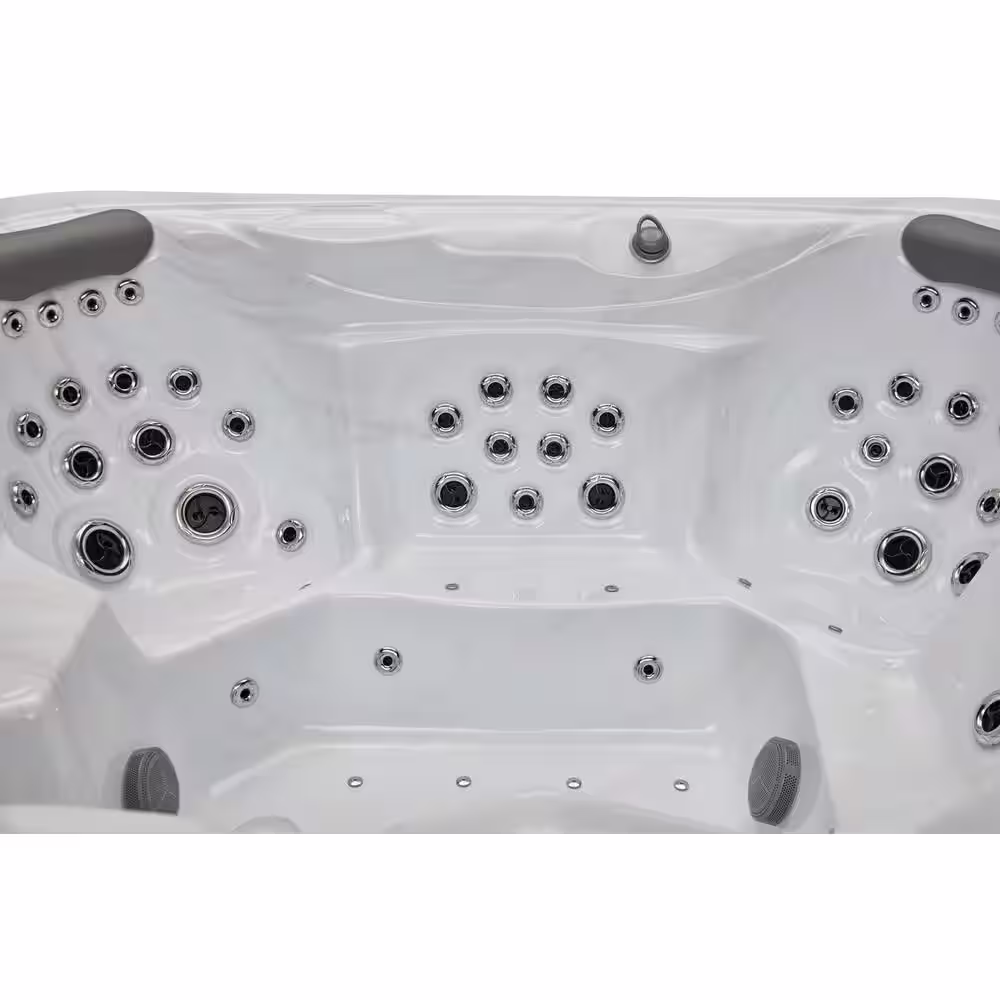 Luxury Spas Danika 5-Person 84 Jet Lounger Hot Tub with Bluetooth