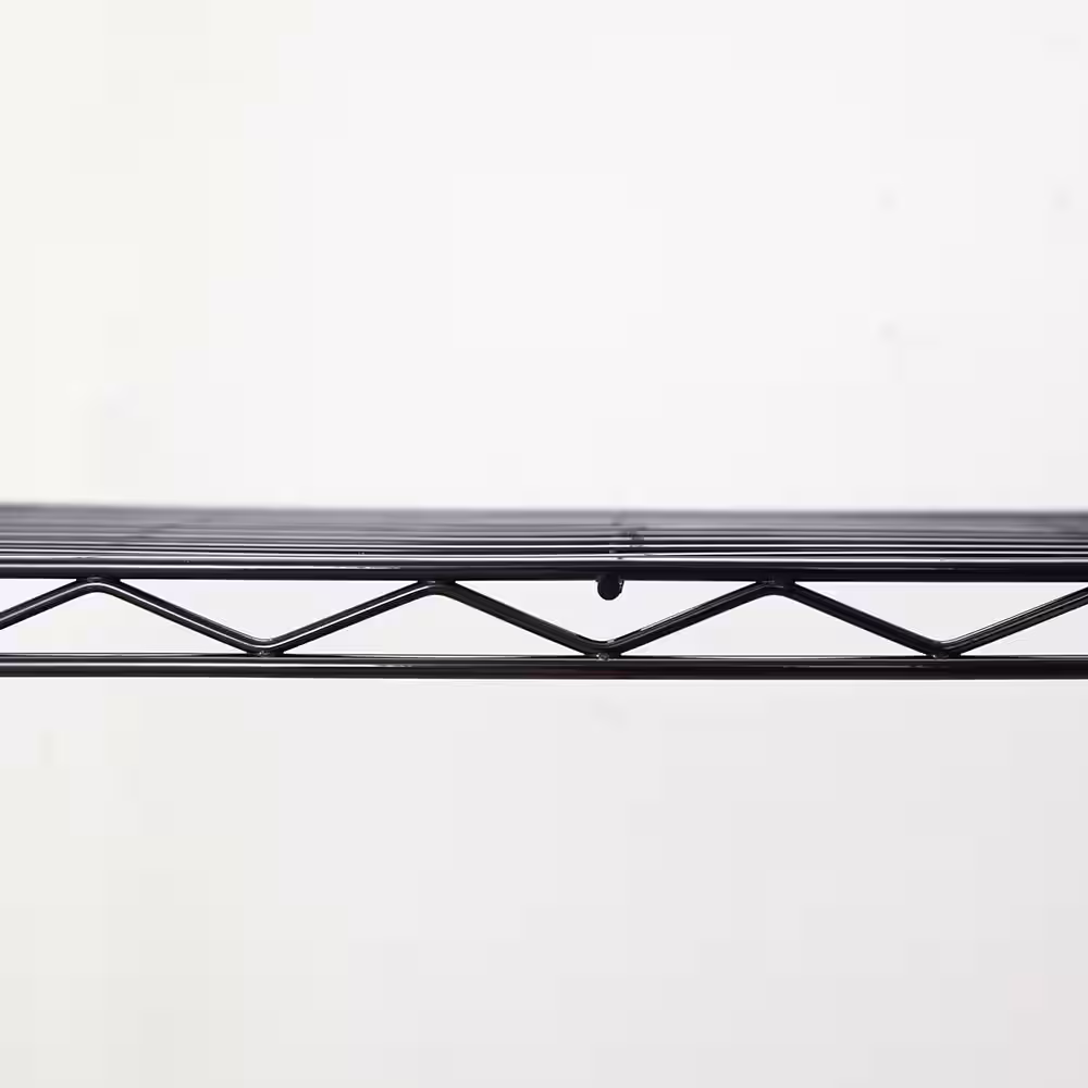 mzg 4-Tier Black Coating Utility Wire Shelving Unit (18 in. D x 36 in. W x 59 in. H)