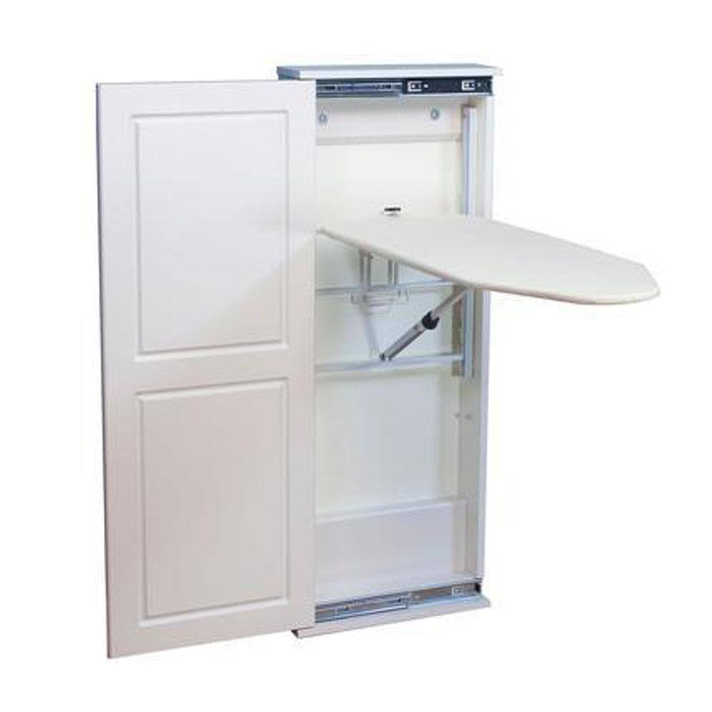 HOUSEHOLD ESSENTIALS Natural Colored Replacement Ironing Board Cover and Pad for Cabinet Floor Standing Ironing Board