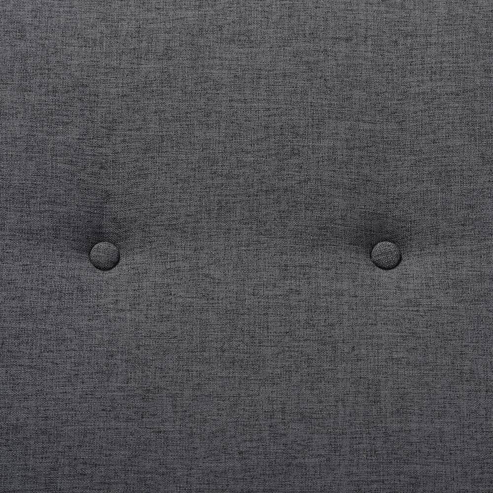 Baxton Studio Theo Dark Grey Bench