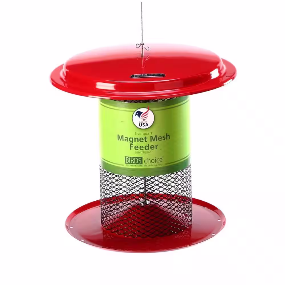 BIRDS choice Magnet Mesh Red Sunflower Feeder