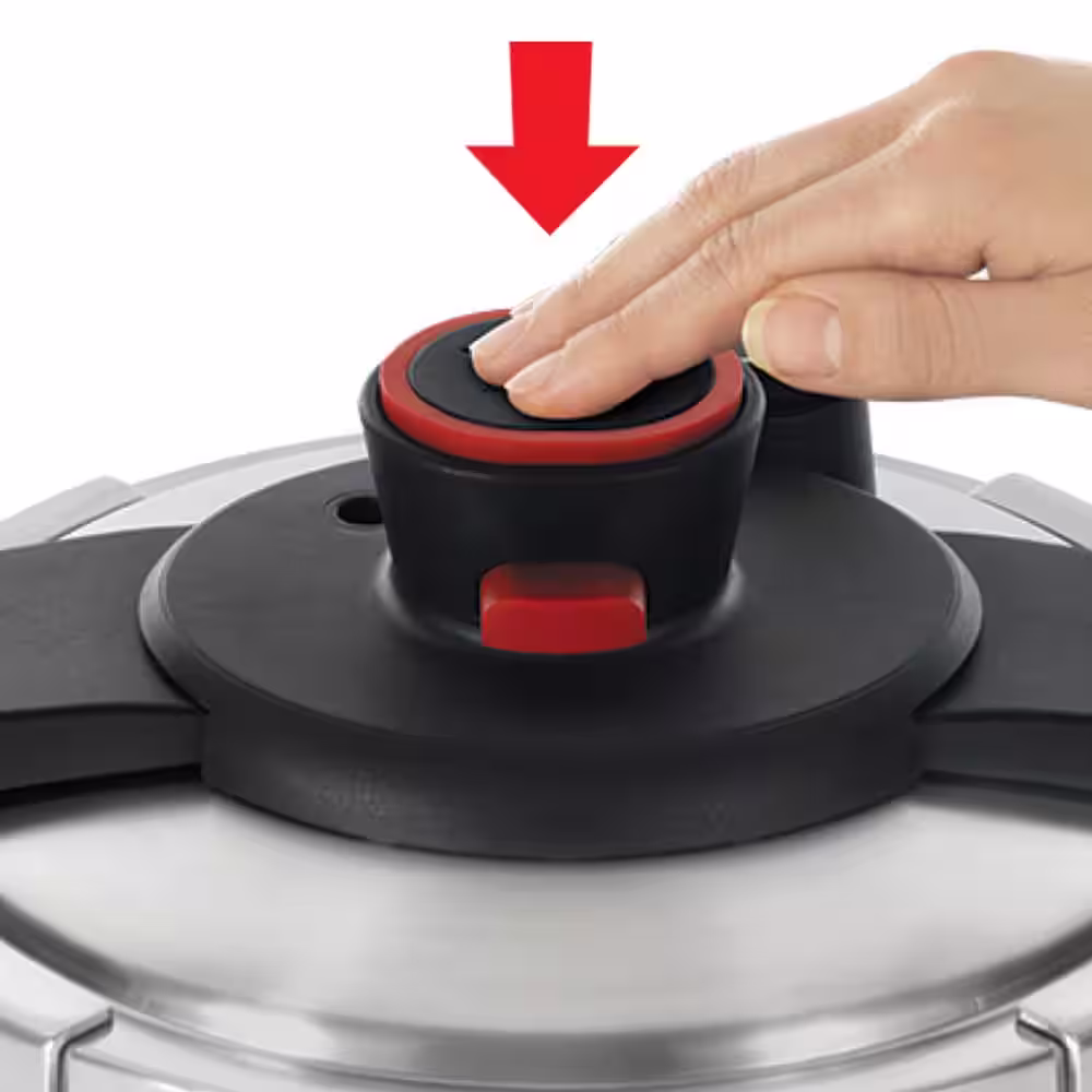 T-fal 8 qt. Stainless Steel Stove Top Pressure Cooker with Steam Basket