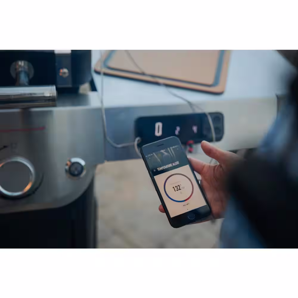 Weber Genesis EPX-335 3-Burner Propane Smart Gas Grill in Black with Side Burner