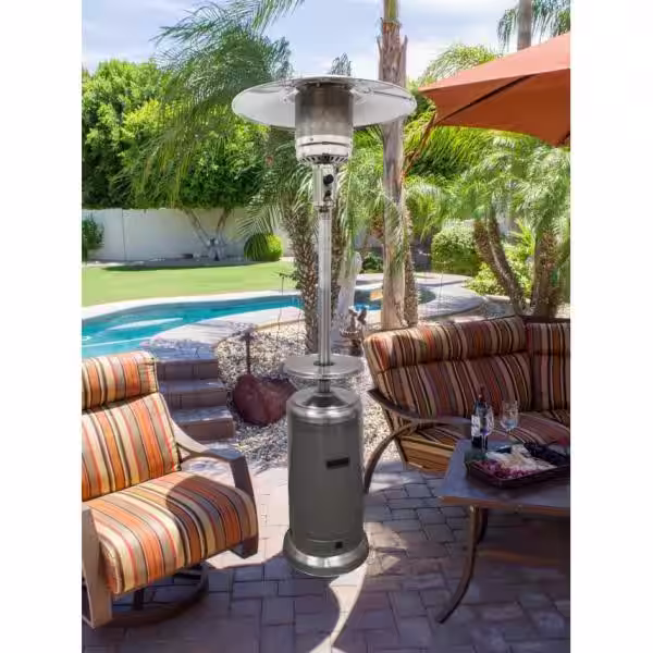 AZ Patio Heaters 48,000 BTU Stainless Steel Propane Patio Heater
