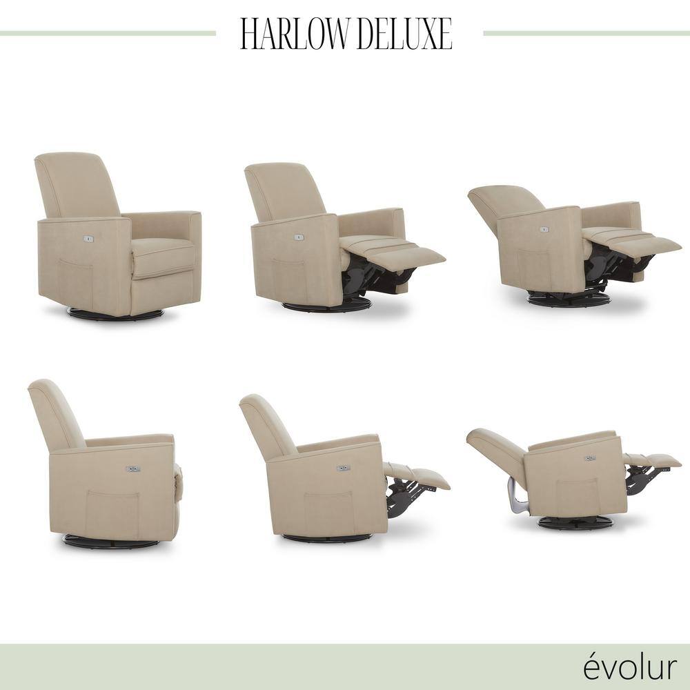 Evolur Harlow Deluxe Glider Power Recliner Rocker