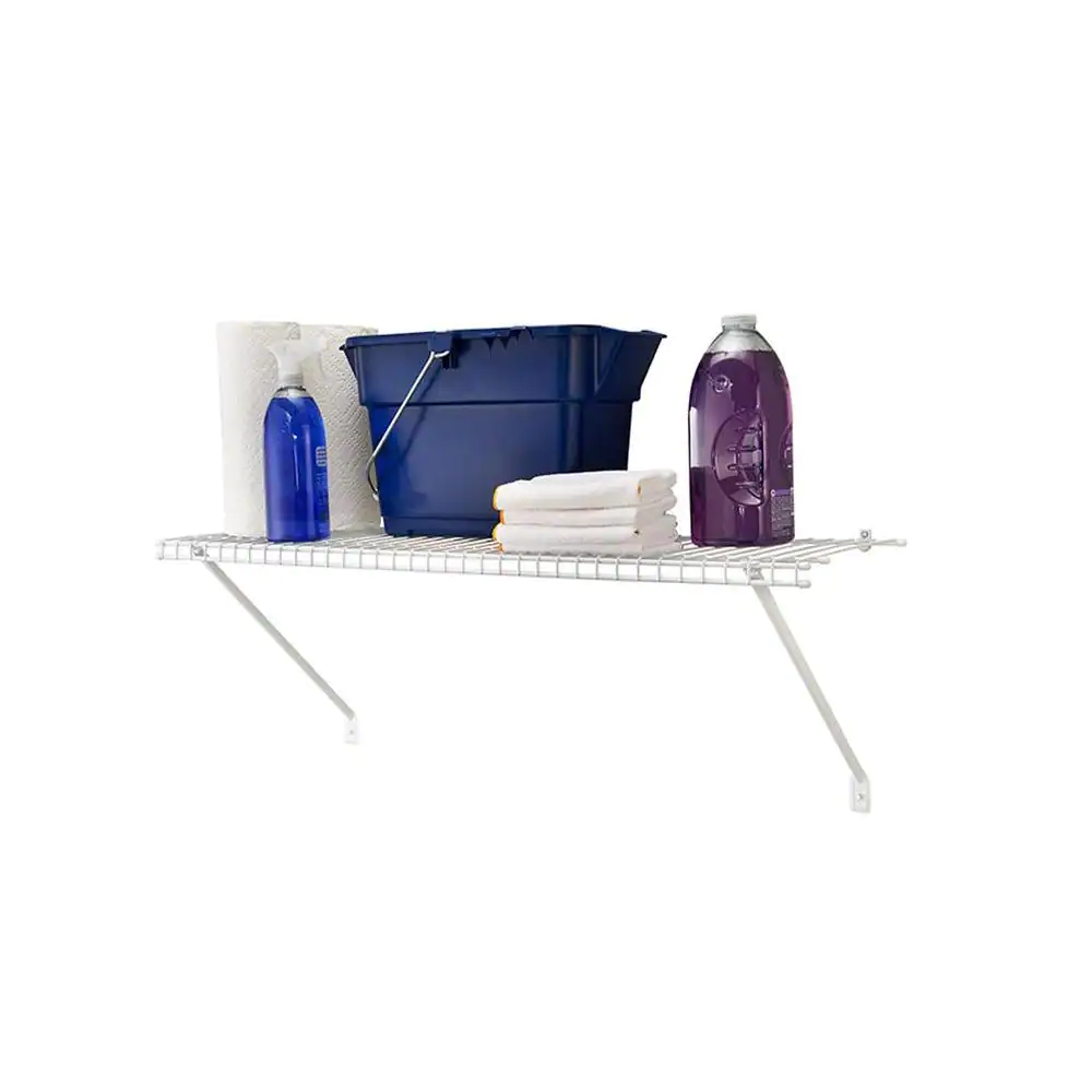 ClosetMaid 36 in. W x 12 in. D White Steel Wire Closet Shelf