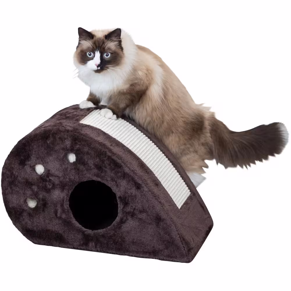 TRIXIE Chocolate Brown Topi Cat Condo