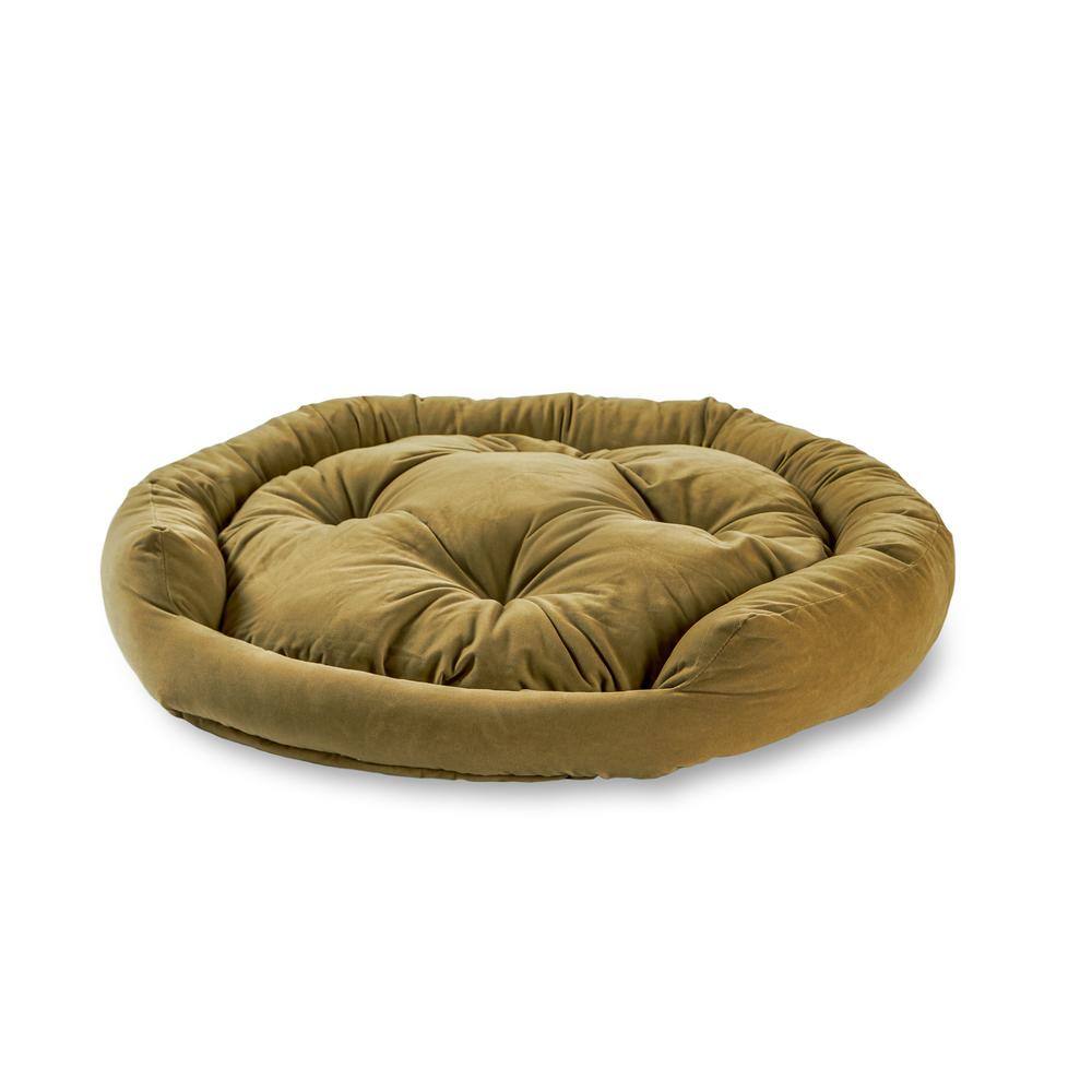 Happy Hounds Chloe Cuddler Moss Sherpa Donut Cat Bed