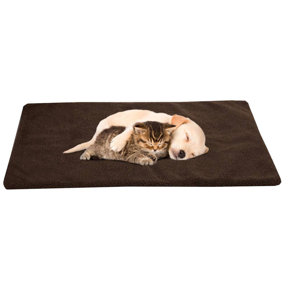 Petmaker Small Chocolate Self-Warming Thermal Pet Crate Pad