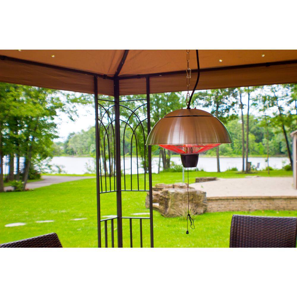None 1500-Watt Infrared Electric Outdoor Hanging Heater