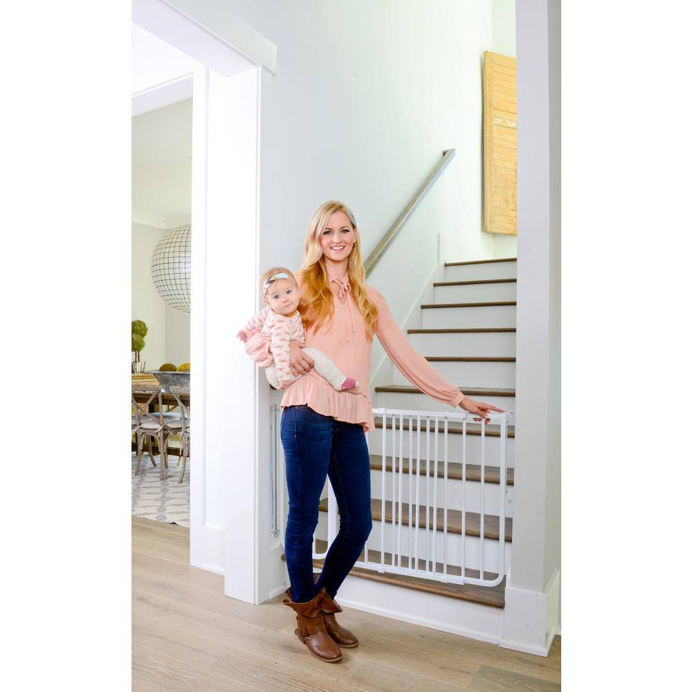 Cardinal Gates 30 in. H x 27 in. to 42.5 in. W x 2 in. D White Stairway Special Safety Gate