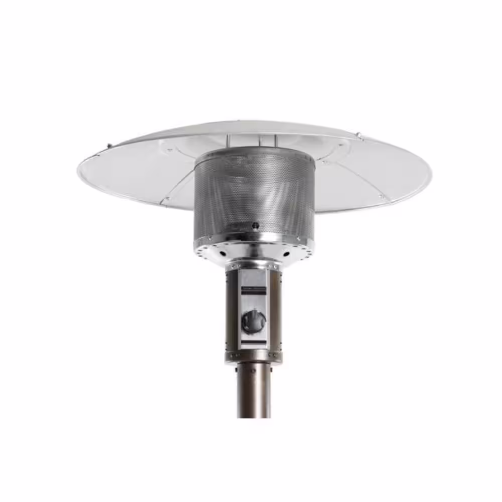 None 48,000 BTU Freestanding Propane Steel Patio Heater