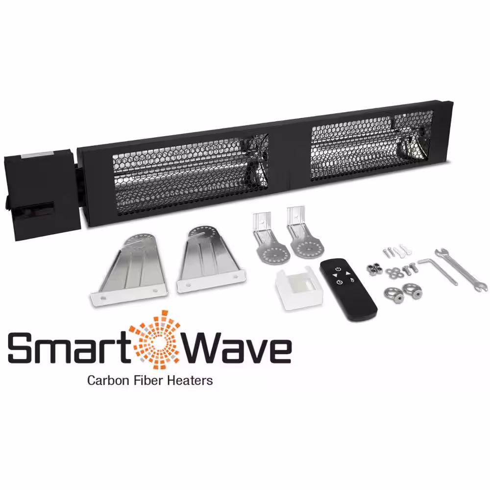 King Electric Electric RK Series 42 in. 240-Volt 3000-Watt Infrared Radiant Heater with Remote