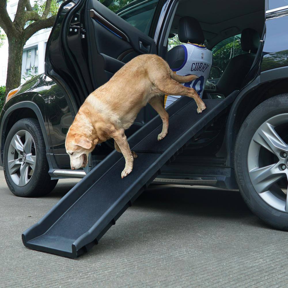 COZIWOW Portable Dog Ramp for Cars Trucks SUVs 61 in. L